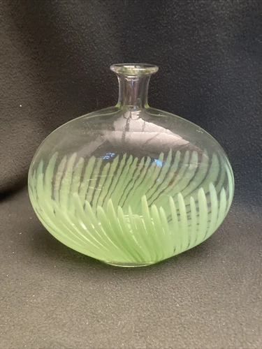 Murano Glass 1950's Dino Martens  Vase Celadon Green 8" tall and wide