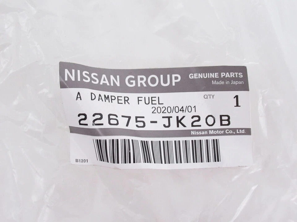 Amortiguador de combustible lado derecho Nissan Infiniti genuino OEM G37 FX35 EX35 Q50 Foto 2 de 3