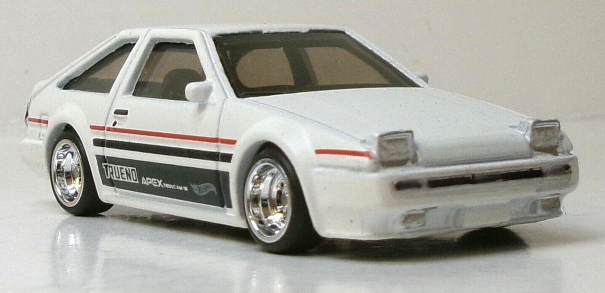 LOOSE 2022 HOT WHEELS WHITE TOYOTA AE86 SPRINTER TRUENO