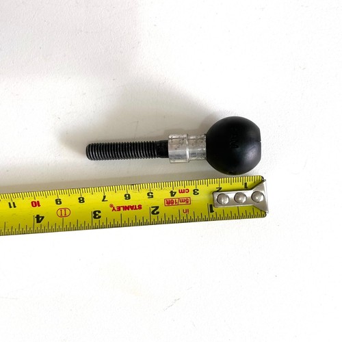 RAM Ball Adapter with Threaded Bolt Post Mirror Mount Bolt Male 1 inch ball Long - 第 1/4 張圖片