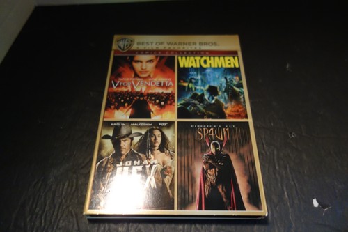 Jonah Hex / Watchmen / V for Vendetta / Spawn (4-Disc DVD) Very Good