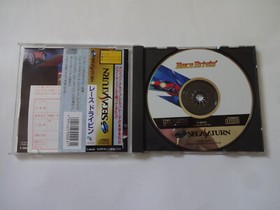 RACE DRIVIN Sega Saturn SS 1995 Driving simulator w/Obi Hagaki NTSC-J From Japan