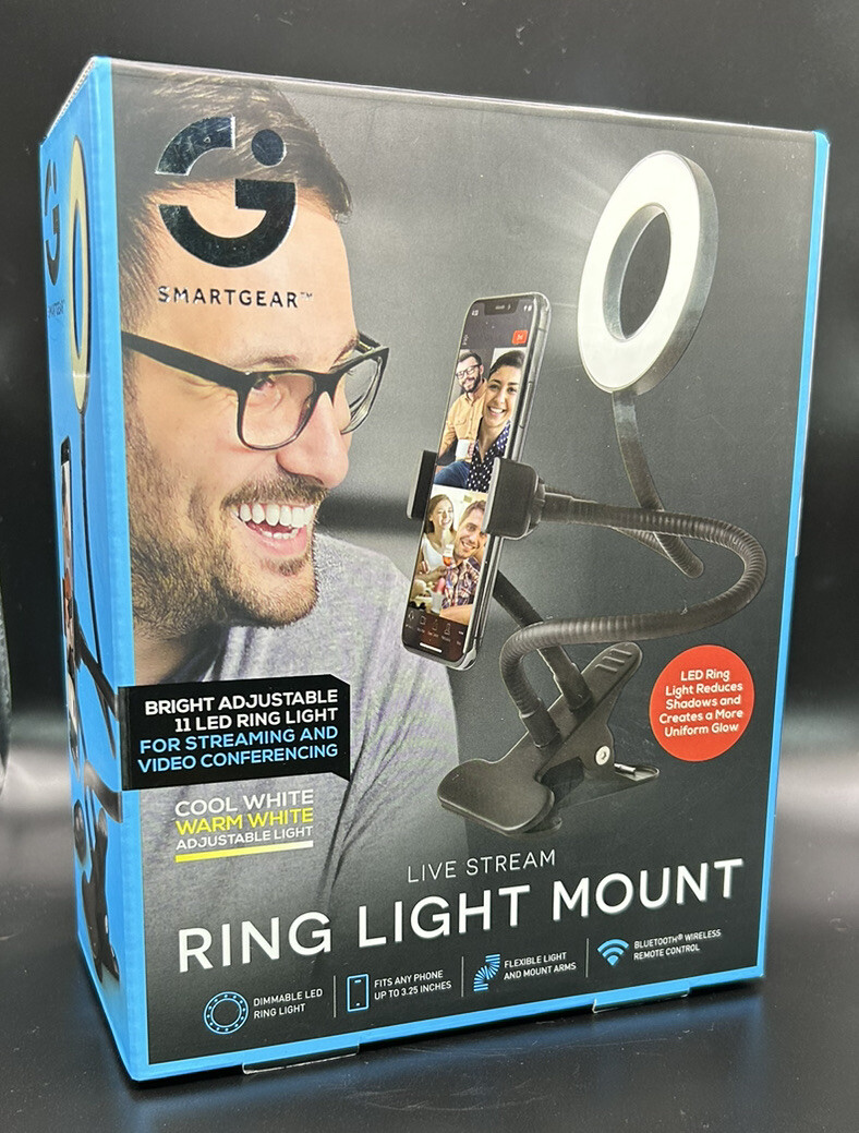 Smart Gear Live Stream Ring Light Mount New in Sealed Box-image