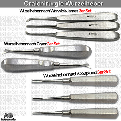 Oralchirurgie Wurzelheber Warwick James Cryer Coupland Zahn Extraktion Heber CE