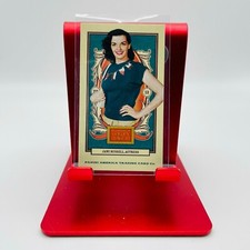2013 Panini Golden Age #54 Jane Russell Carolina Brights Green Ink Back