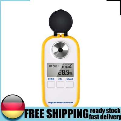 Digital Brix Refractometer Range 0-80% LCD Display High Accuracy Measuring Tool