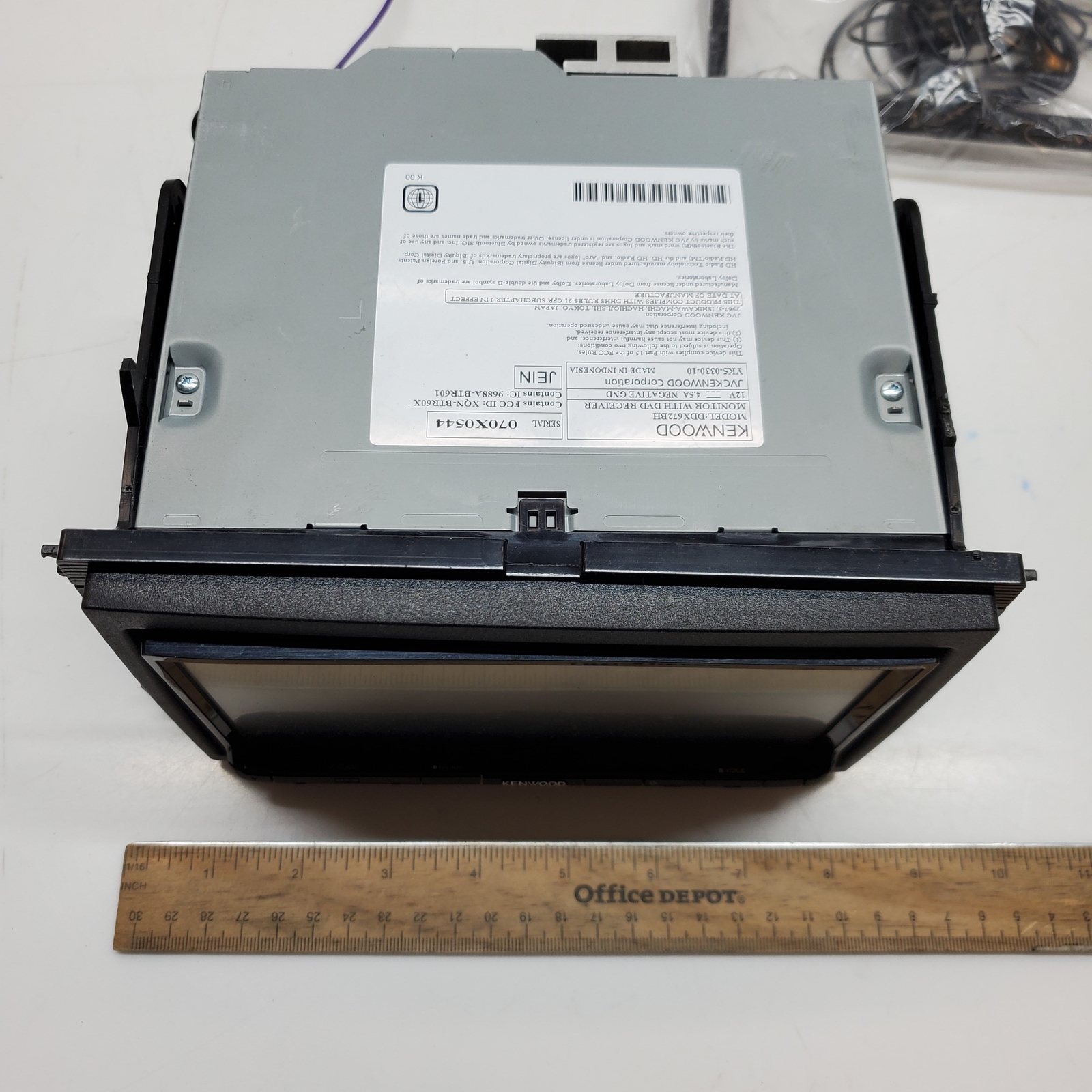 Kenwood DDX672BH Monitor W/DVD Receiver Untested eBay