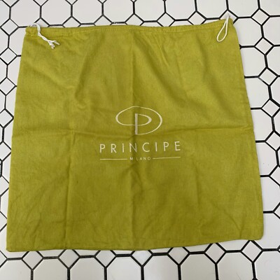 PRINCIPE Milano Logo 15 x 16 Designer Dust Cover Bag Shoes Handbags Authentic