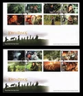 GB 2026 - Lord of the Rings  - Smilers/ Collector  Sheet FDC's (2) - GS186/LS184