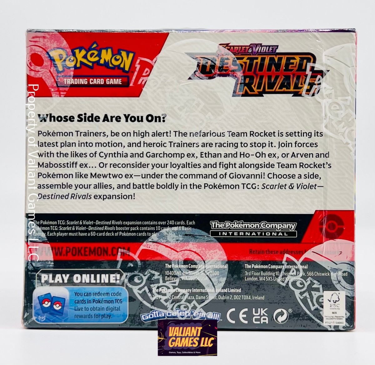 Pokemon Destined Rivals Booster Box Sealed | eBay