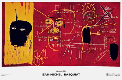 Florence by Jean-Michel Basquiat Art Print 2002 Italy Pop Poster