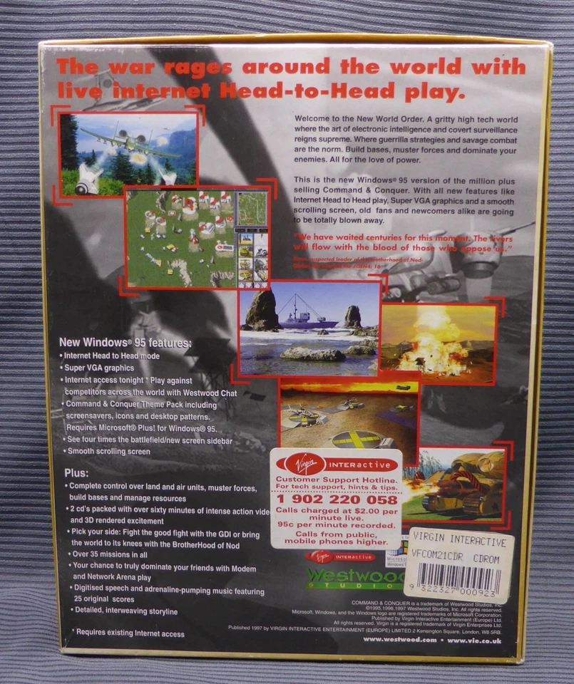 COMMAND & CONQUER - BOXED PC GAME - Image 2 of 4