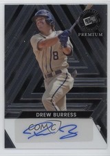 2024 Leaf Press Pass Premium Auto /199 Drew Burress #BA-DB1 Auto 8d2