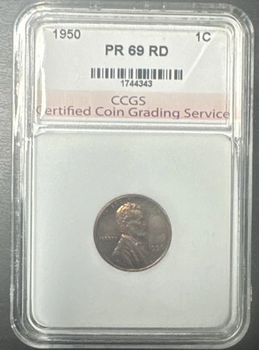 1950 Lincoln Wheat Penny Cent - Gem Proof