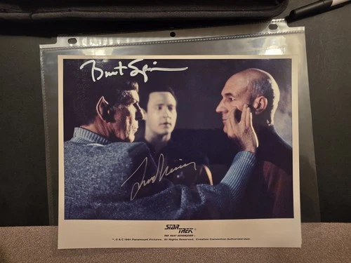 Star Trek The Next Generation Signed Autographed 8x10 Photo 1991