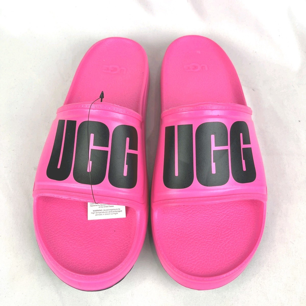 UGG WILCOX SLIDE Pink Rubber Light Waterproof Sport Sandals  display picture 2