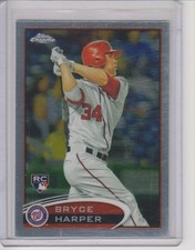 2012 Topps Chrome Bryce Harper RC # 196 Washington Nationals