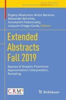 Extended Abstracts Fall 2019 Joaquim Ortega-Cerdà