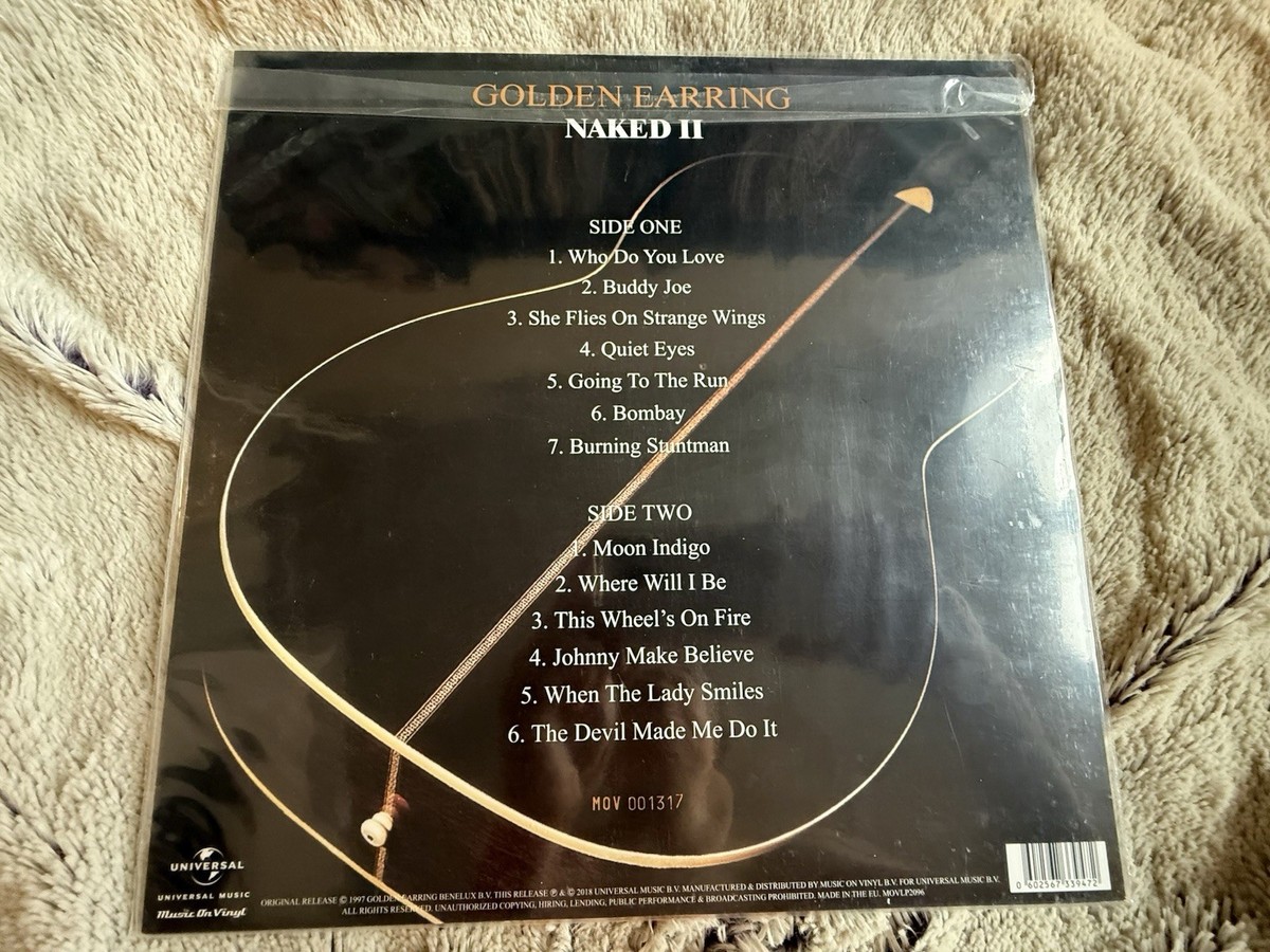 Naked II Limited 180-g Red Colored Vinyl LP by Golden Earring RSD