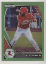 2021 Panini Prizm Draft Picks Lime Green Prizm 31/75 Alex Binelas #PDP86 fm0