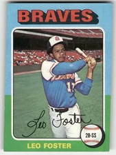 1975 Topps Leo Foster #418 Atlanta Braves