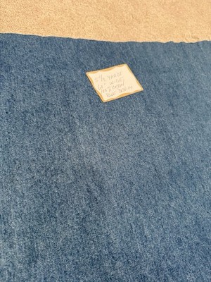 100% Cotton Blue Denim Fabric 60  wide