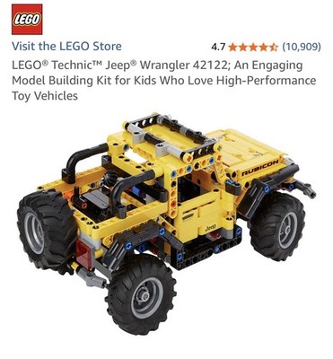LEGO TECHNIC: Jeep Wrangler (42122) 673419340052| eBay