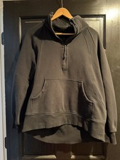 Lululemon Scuba Oversized Funnel-Neck Half Zip Long Black Size M/L