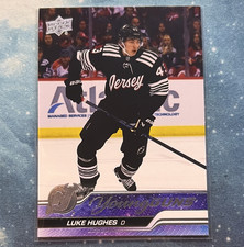 2023 Upper Deck Luke Hughes High Gloss #248 card