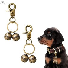 2 Pack Extra Loud Pet Collar Bell For Cat Dog Wildlife Tracking Saving Birds UK