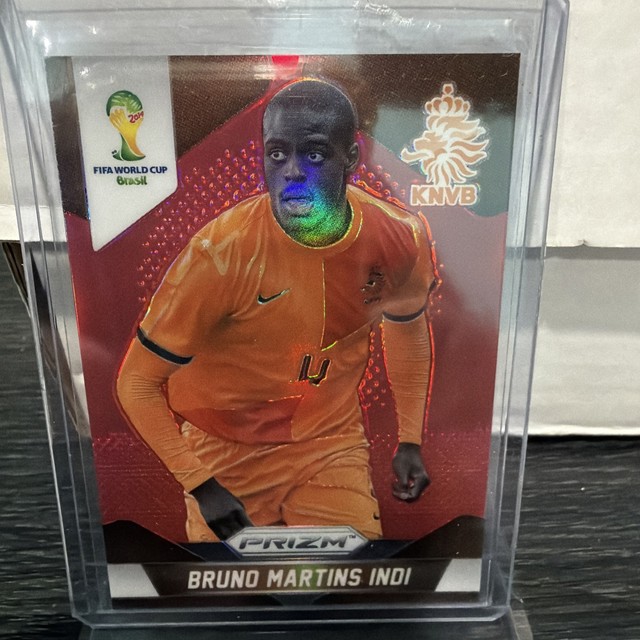 Prizm World Cup 2014 Bruno Martins Indi Red /149 Netherlands #28 Parallel