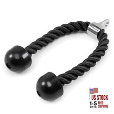  Heavy Duty Nylon Triceps Rope for Upper Body Workout TCR-24 One Size