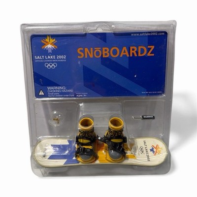 Salt Lake 2002 Official Olympics SnoBoardz, NIB, Atomic Toys Vintage Sealed