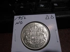 1952 - ND - Canada 50 cent  - Canadian half dollar -