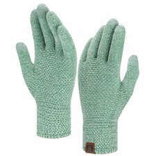 Womens Winter Touchscreen Gloves for Cold Weather, Chenille Warm Knit Gloves