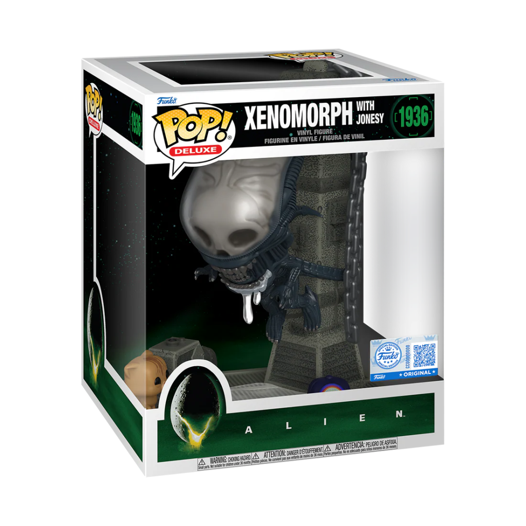 Funko Pop! Deluxe: Alien Xenomorph Hovering with Jonesy Vinyl Figure #1936