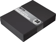 Black EVA Foam Sheets, 30 Pack, 2mm Thick, 9 x 12 Inch, Black Color, for Arts...