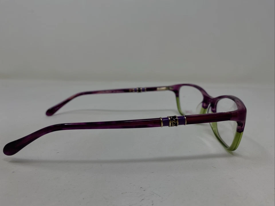 Armação de óculos Lilly Pulitzer Emmaline GP 50-16-135 verde/roxo aro completo RF51 - Imagem 4 de 4