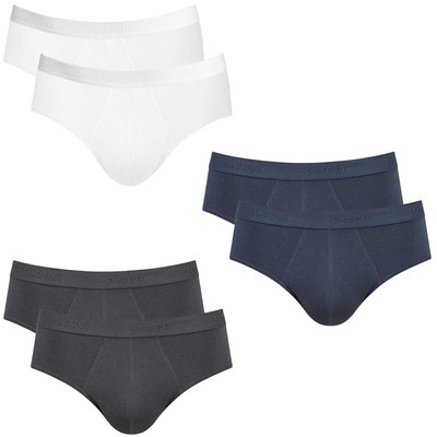 Sloggi Herren Slips, 2er Pack - 24/7 Midi, Unterwäsche, Unterhose, Baumwolle,...