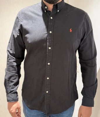 Ralph Lauren Herren Hemd Gr. XL Schwarz Langarm - Bild 1 von 4