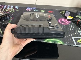 Sega Genesis Model 1601 Console with Sonic + 6 Button Controller