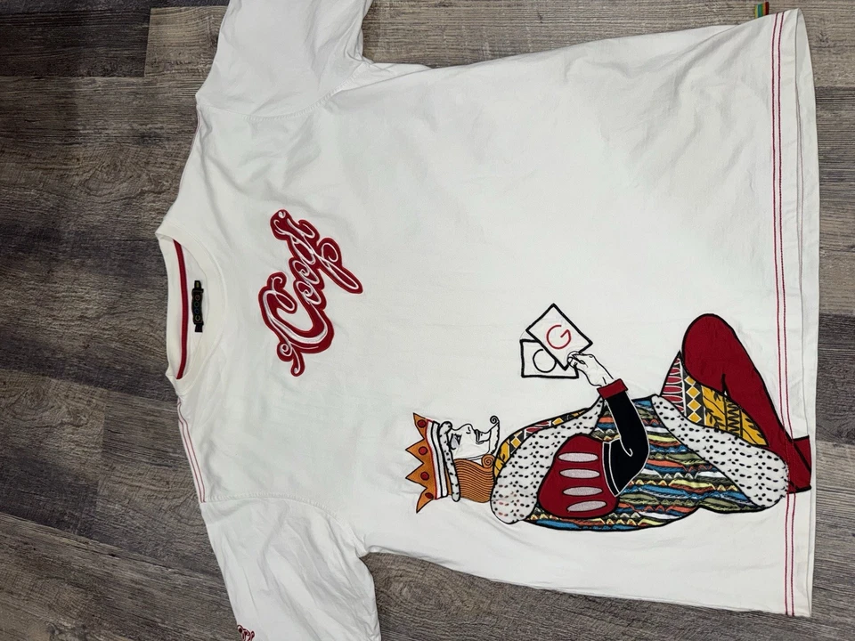 Men's Coogi   Joker Shirt Size 3x - Image 2 of 4