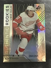 2018-19 SP Game Used Authentic Rookie Rainbow 154 Libor Sulak Detroit Red Wings