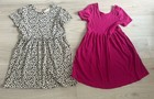 Girls dresses size 10 cheetah With Pockets spring lot of 2  — photo 1