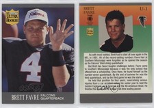 1991 Fleer Ultra Update Brett Favre #U-1 Rookie RC HOF