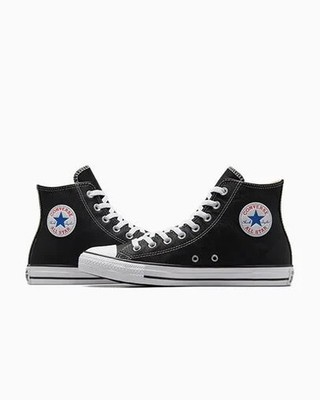 Size 8 - Converse Chuck Taylor All Star Leather High Black for