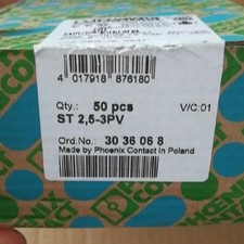 50pcs/BOX NEW Phoenix Contact Connecting terminal ST 2,5-3PV 3036068