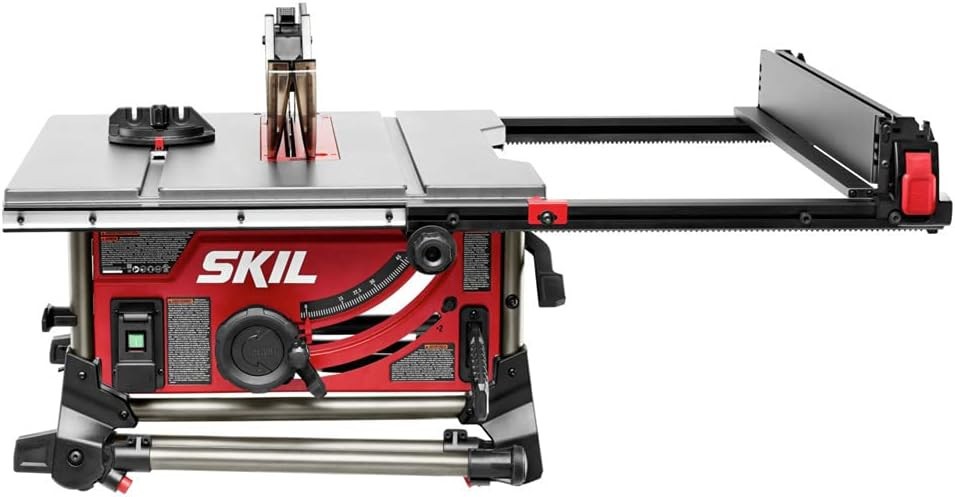 SKIL 15 Amp 10 Inch Portable Jobsite Table Saw with Folding Stand- TS6307-00