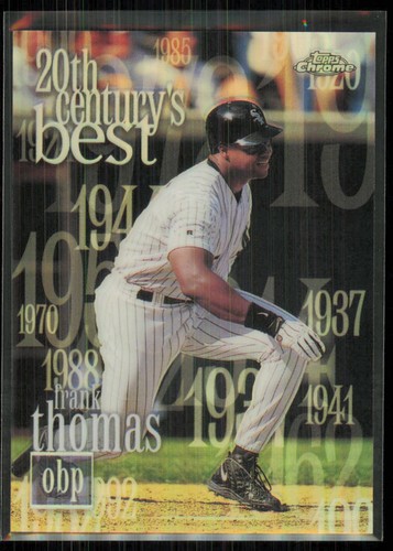 Frank Thomas [Refractor] #470 2000 Topps Chrome card