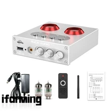 SUCA AUDIO Silvery TUBE-M1 Electronic Tube Preamplifier Bluetooth Headphone Amp